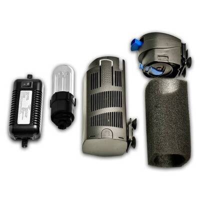AquaTop - 7-Watt Submersible UV Filter Adjustable Flow 72-126 GPH