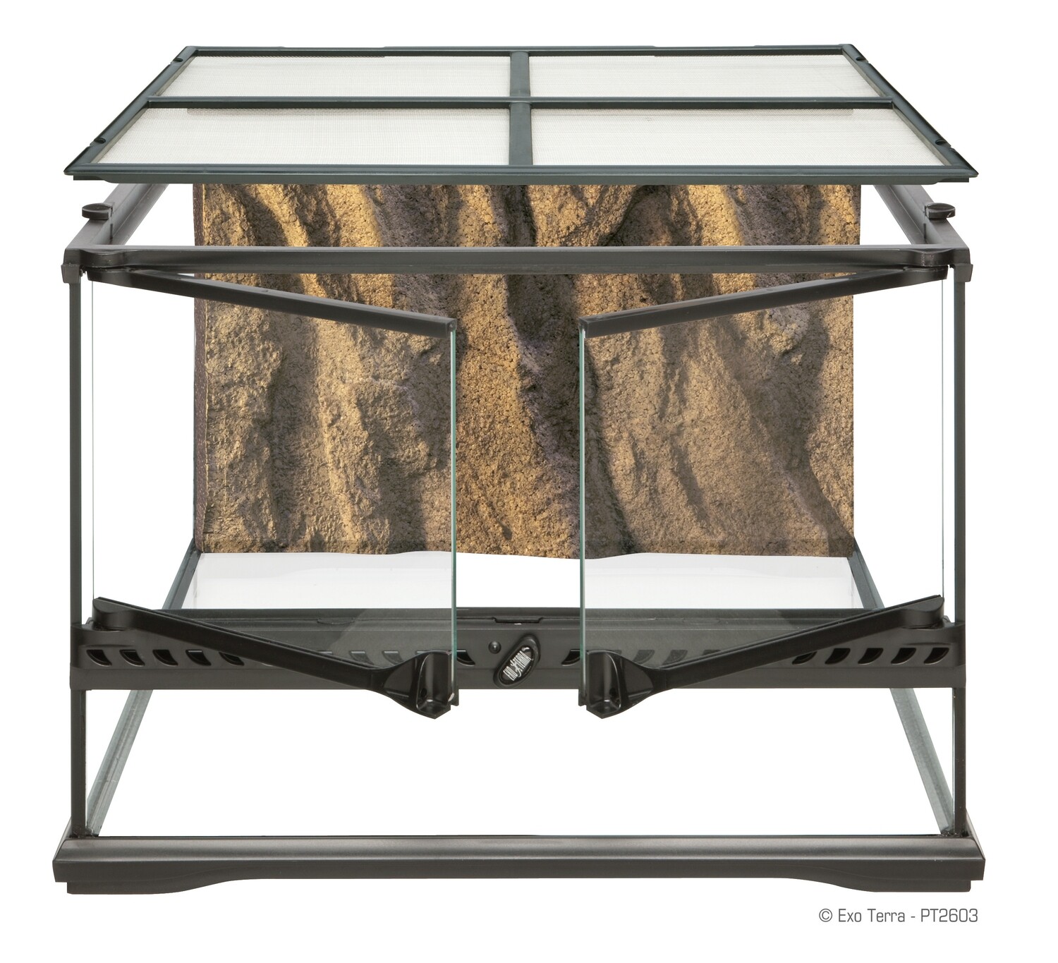 Exo Terra  - Natural Terrarium - Advanced Reptile Habitat - Low, 18in x 18in x 12in