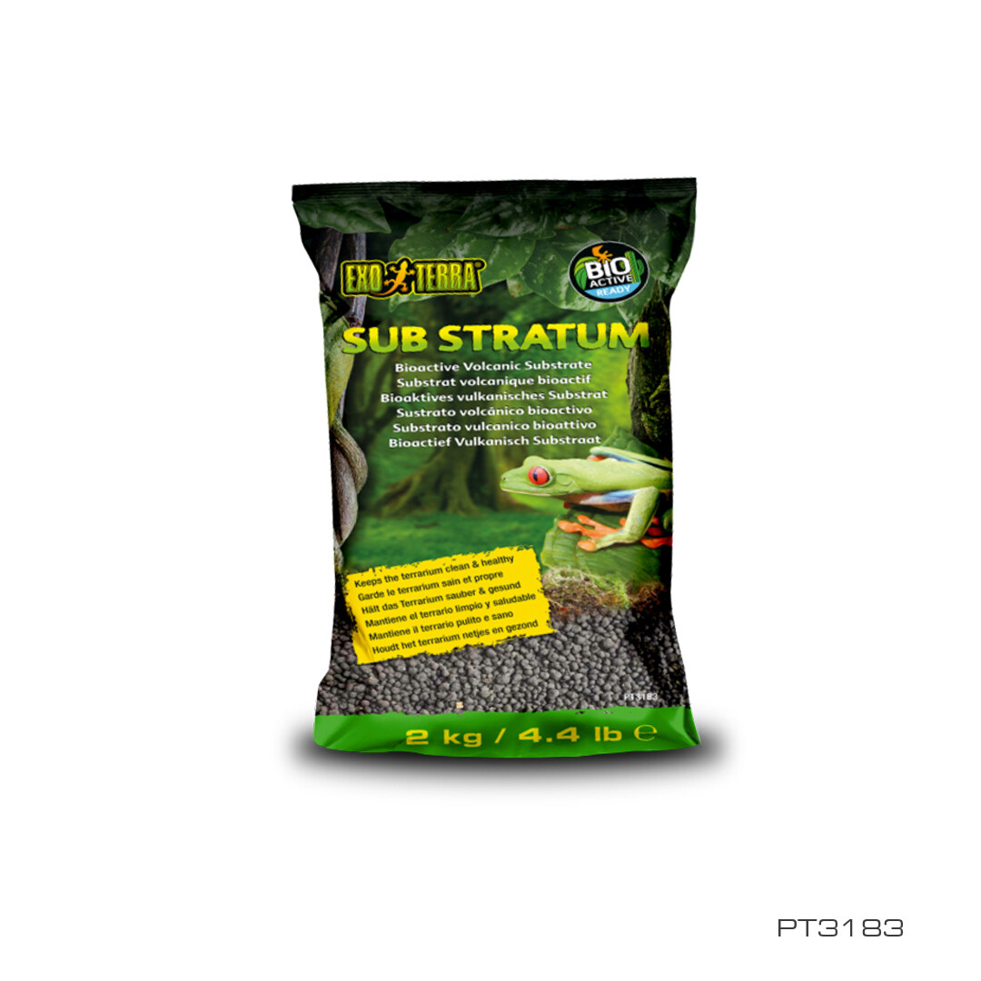 Exo Terra  - Sub Stratum - Bioactive Volcanic Substrate - 2 kg (4.4 lb)