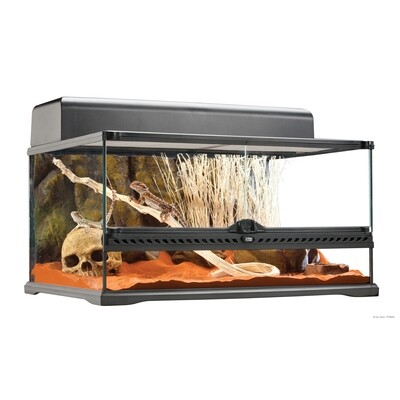 Exo Terra - Natural Terrarium - Advanced Reptile Habitat - Low, 24in x 18in x 12in