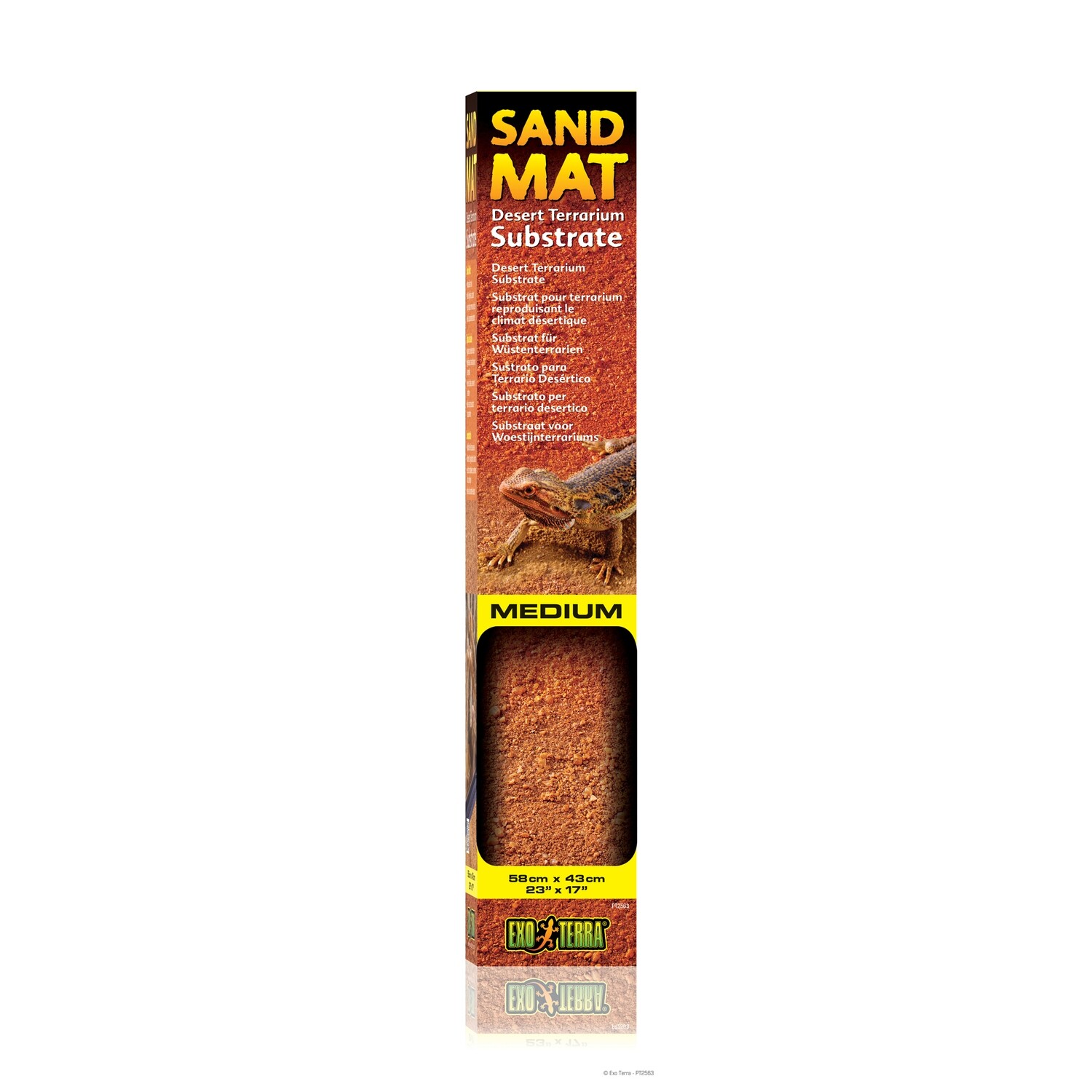 Exo Terra - Sand Mat Medium - Desert Terrarium Substrate - 43 x 59 cm