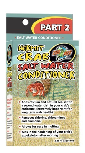 Zoo Med - Hermit Crab Salt Water Conditioner