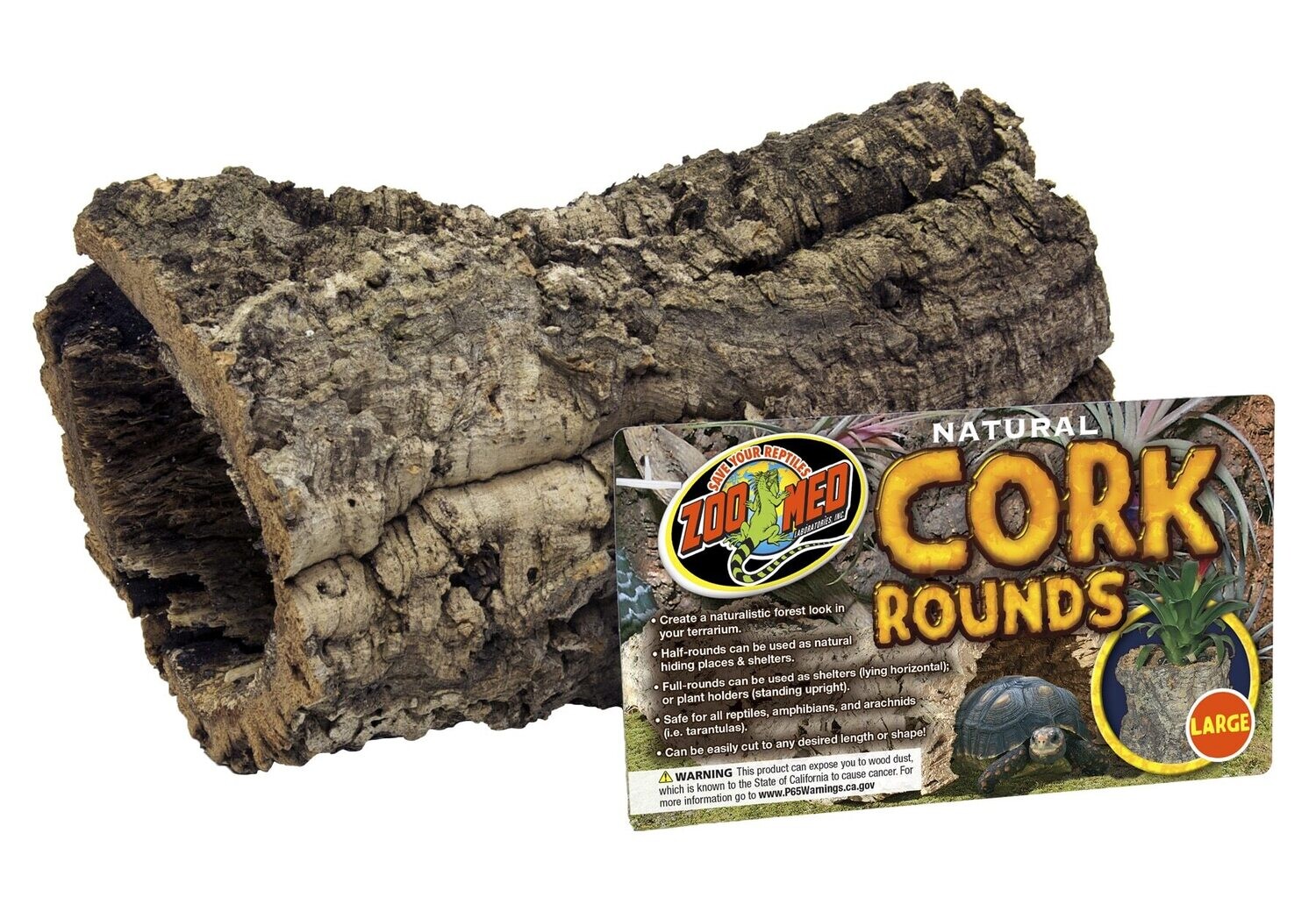 Zoo Med - Natural Cork Rounds (Cork Bark) Large