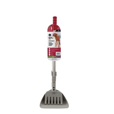 Dogit Adjustable Waste Scooper &amp; Rake - Extends to 87.5 cm (34.5 in)