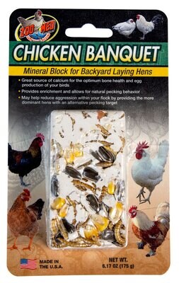 Zoo Med Chicken Banquet Block 6.17oz/175g