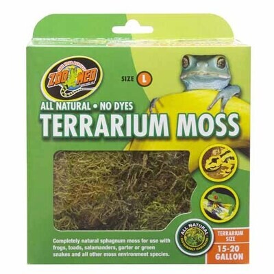 Zoo Med Terrarium Moss 15 to 20 Gallon Size