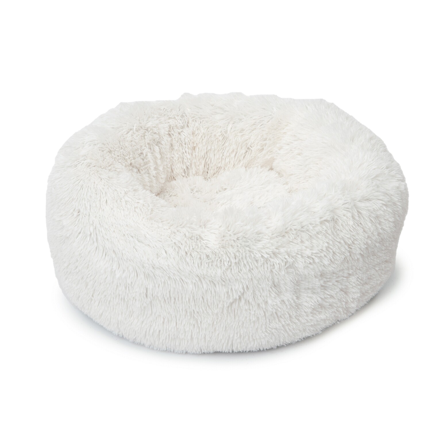 Catit Fluffy Bed - White - 60 cm (20 in) diameter