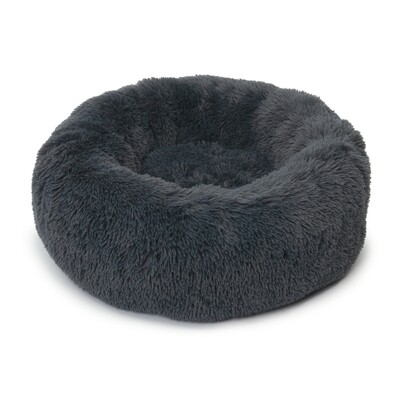 Catit Fluffy Bed - Dark Grey - 60 cm (20 in) diameter