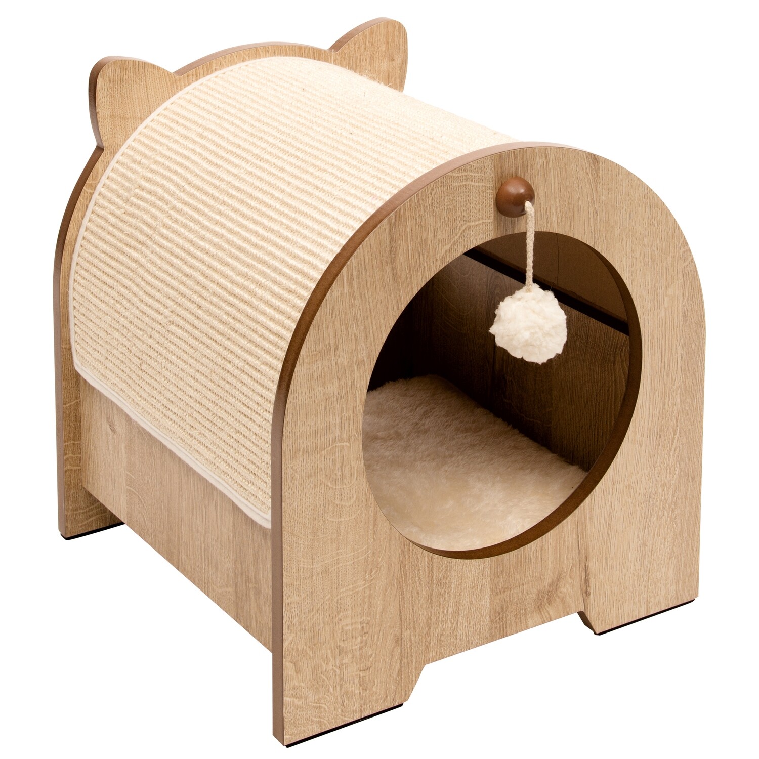 Catit Vesper Minou Bench Scratcher - 36 x 36.5 x 40.5 cm (14.17 x 14.37 x 15.94 in)