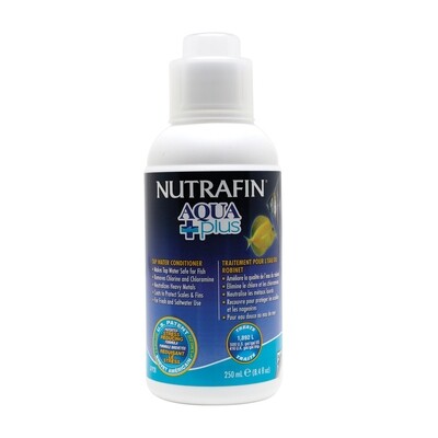 Nutrafin - Aqua Plus - Tap Water Conditioner, 250 mL (8.4 fl oz)