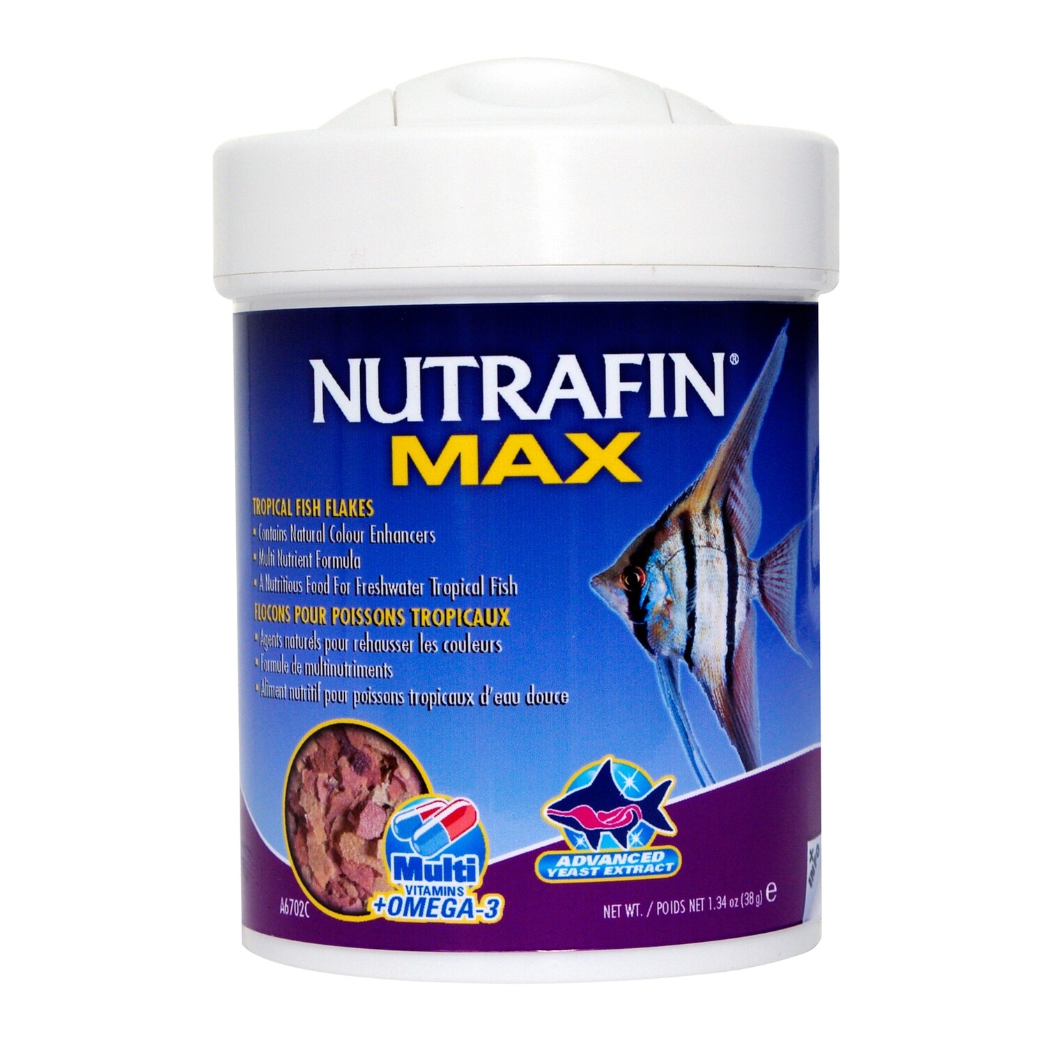 Nutrafin - Max Tropical Fish Flakes 38 g (1.34 oz)
