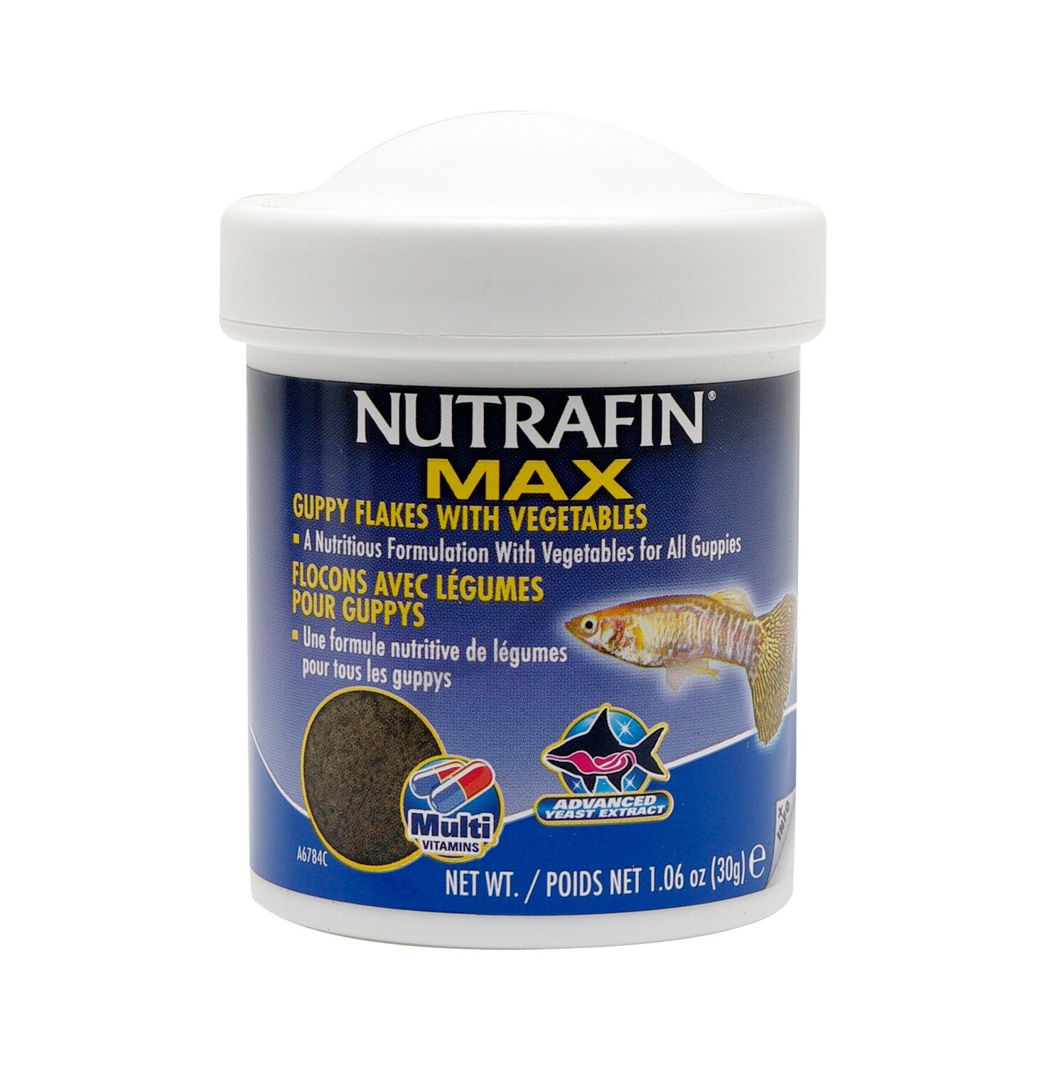 Nutrafin - Max Guppy Flakes With Vegetables 30 g (1.06 oz)