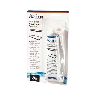 Aqueon Aquarium Silicone Black 3oz