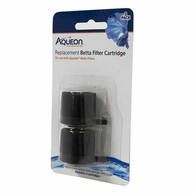 DSC Aqueon Betta Filter Cartridge Replacement 2 pack