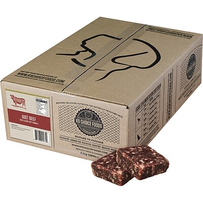 Frozen - Just Beef | Meat &amp; Bone Formula 20LB