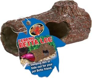 Betta Ceramic Log Small Sinking Hanger Tag