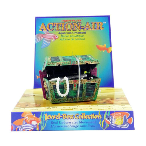 Penn Plax - Active Air Treasure Chest Small Ornament