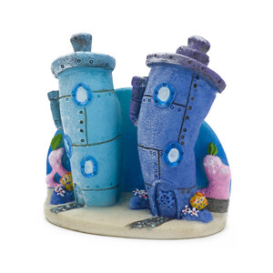 Penn Plax Spongebob Bikini Bottom Homes Resin Ornament