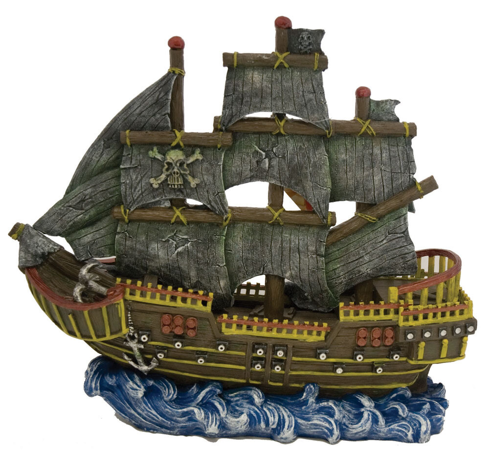 Polyresin Pirate Ship Giant 18x5.6x15.5in