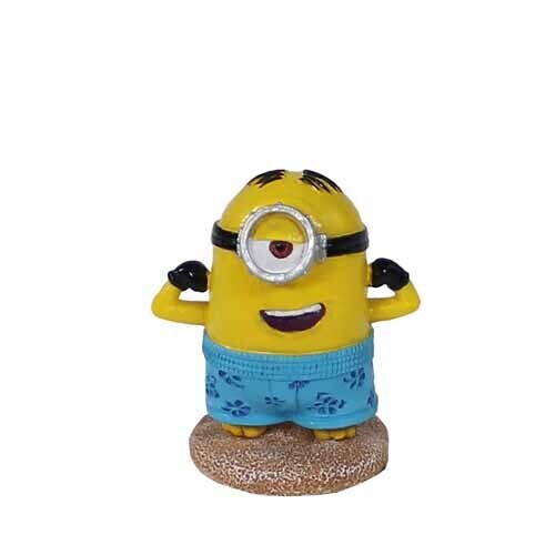 Penn Plax Universal Minions Beach Buddies Stuart Resin Ornament