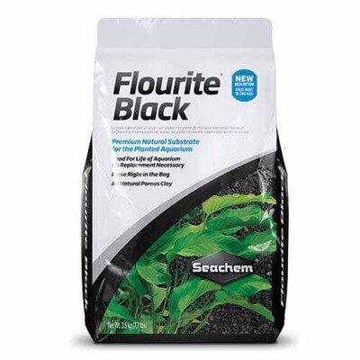 Seachem - Flourite Black Gravel 3.5kg 7.7lb Small Bag