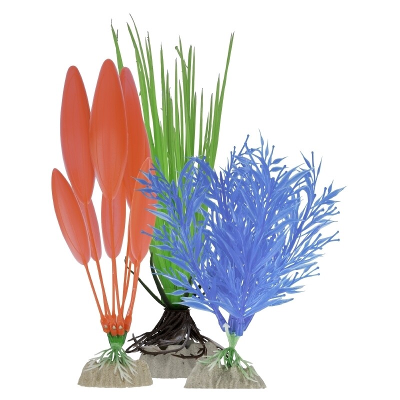 Tetra - GloFish Plant SM Blue Md Green Lg Orange