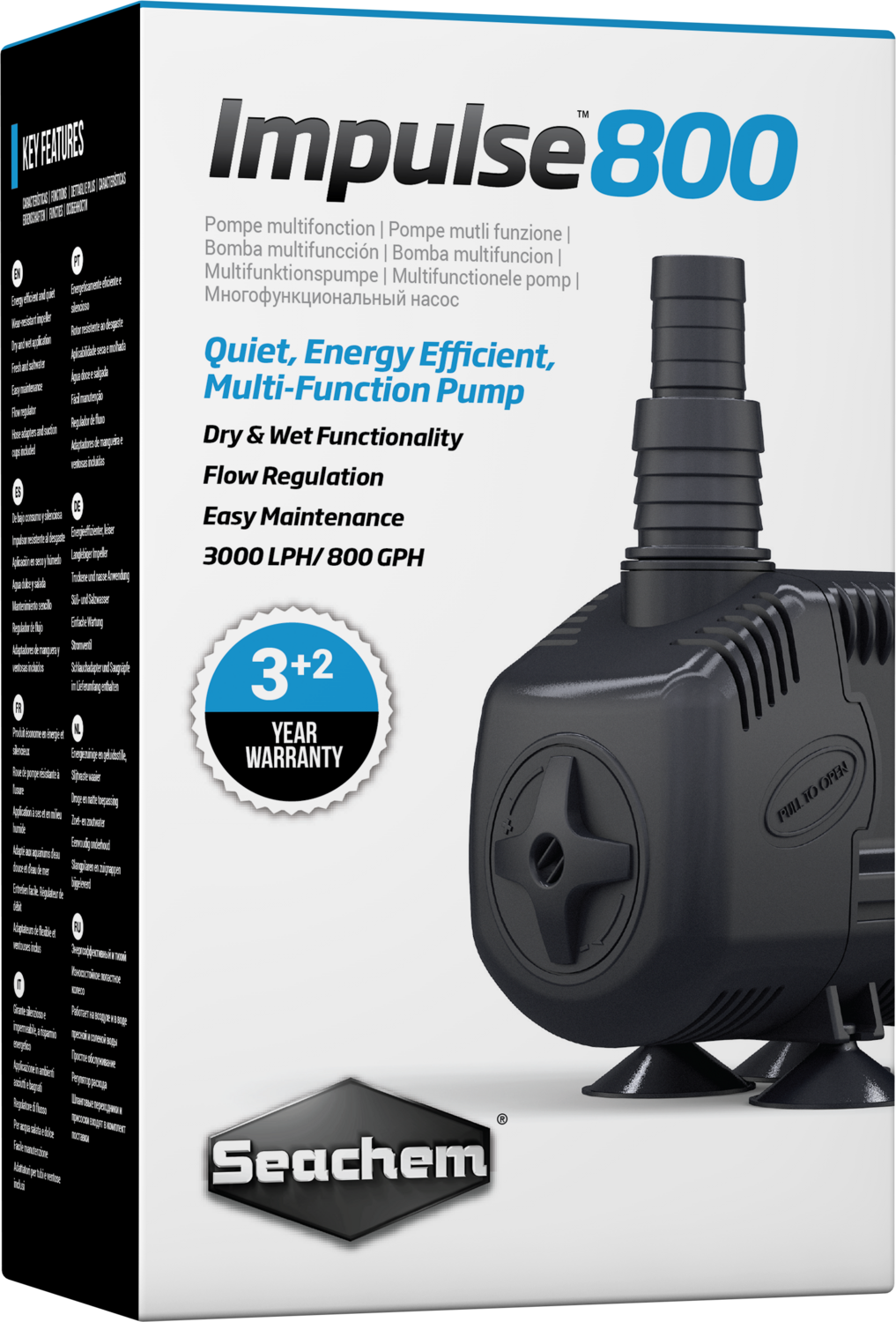 Seachem Impulse 800 Pump 120 V, 60 Hz