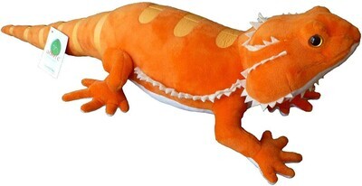 Carrot the Bearded Dragon Stuffed Toy Plushie 21&quot; (Orange)