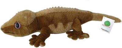 Lashes the Crested Gecko Stuffed Toy Plushie 20&quot;