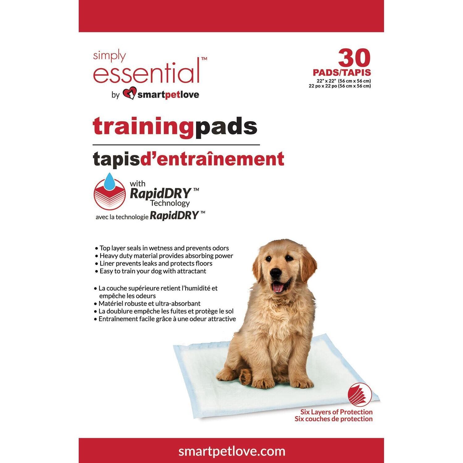 SImply Essential Training Pads 30 pack 22x22