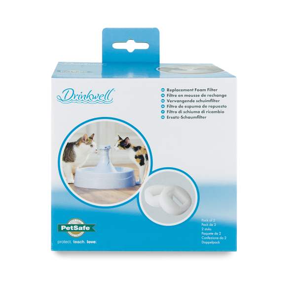 Drinkwell Foam Filter 2pk for 360 Plastic fountains