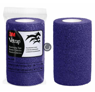 Vet Wrap 4in5yd, Colour: Purple