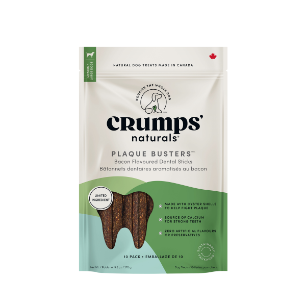 Crumps&#39; Naturals - Dog Plaque Buster Bacon