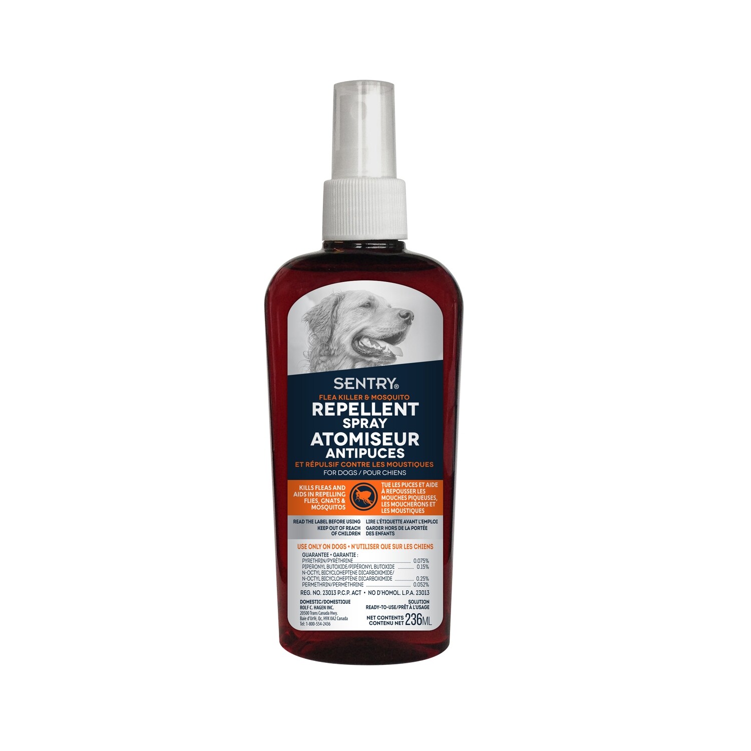 SUMMER ONLY Sergeants Flea Killer &amp; Mosquito Repellent for Dogs, 236 ml
