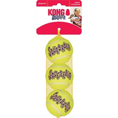AirDog Squeaker Tennis Ball Medium 3 pk