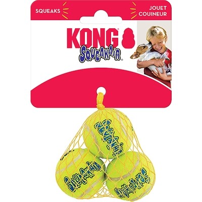 AirDog Squeaker Tennis Ball XSmall 3PK