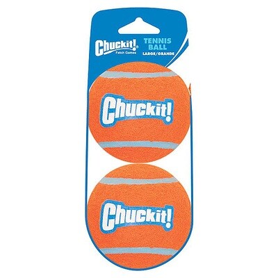 Chuckit! Tennis Ball Large 2PK | Shrink Sleeve