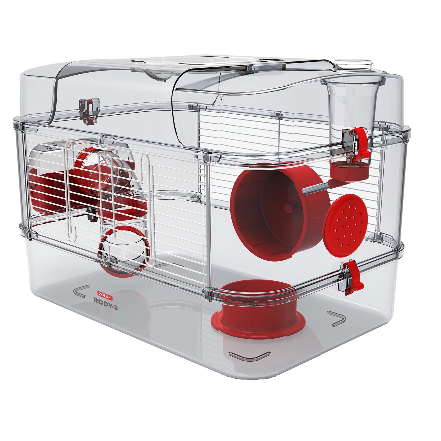 Rody3 Solo Hamster Cage - 1-story - Grenadine - 41 x 72 x 28 cm