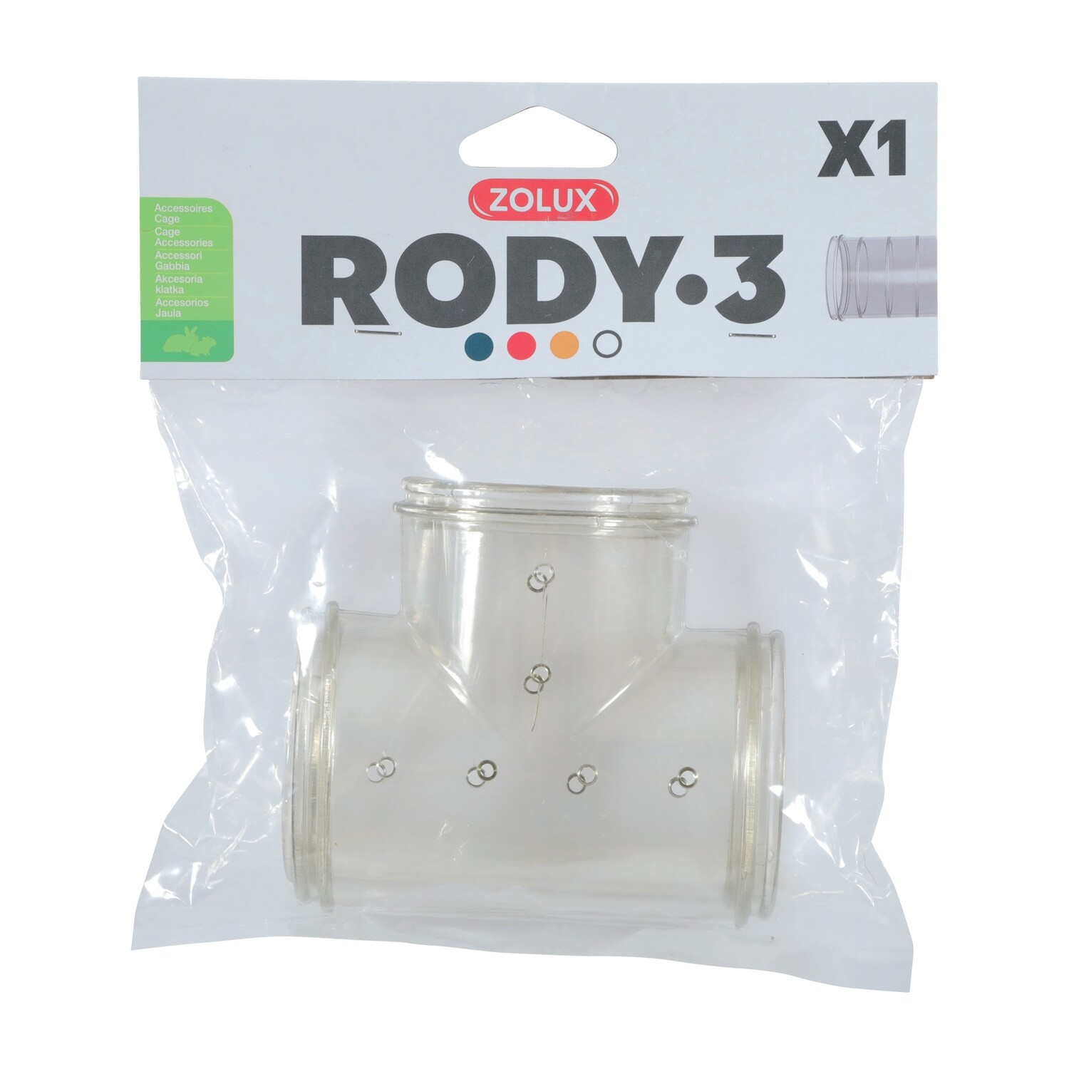 Rody3 Tube - Tee - Clear