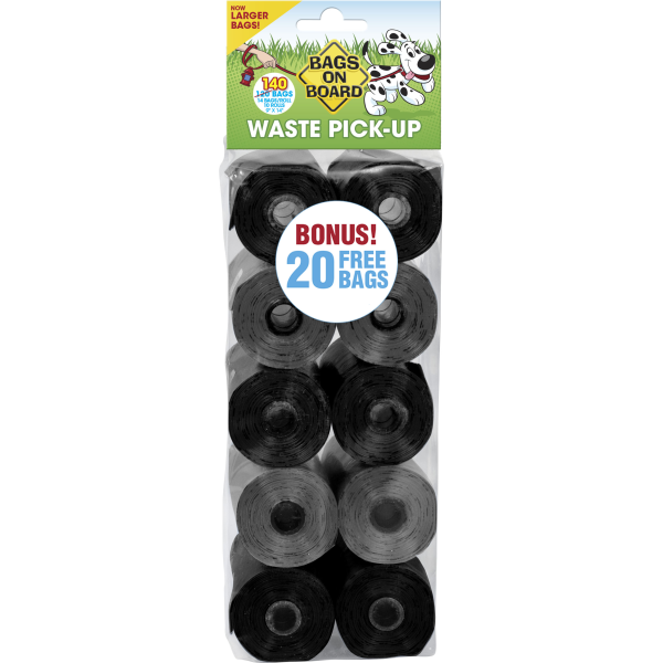 Bags On Board Neutral 9x14&quot; Bag Refill 140 ct