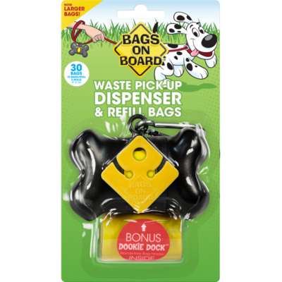 DSC Bags On Board Bone Dispenser Black 30 bags