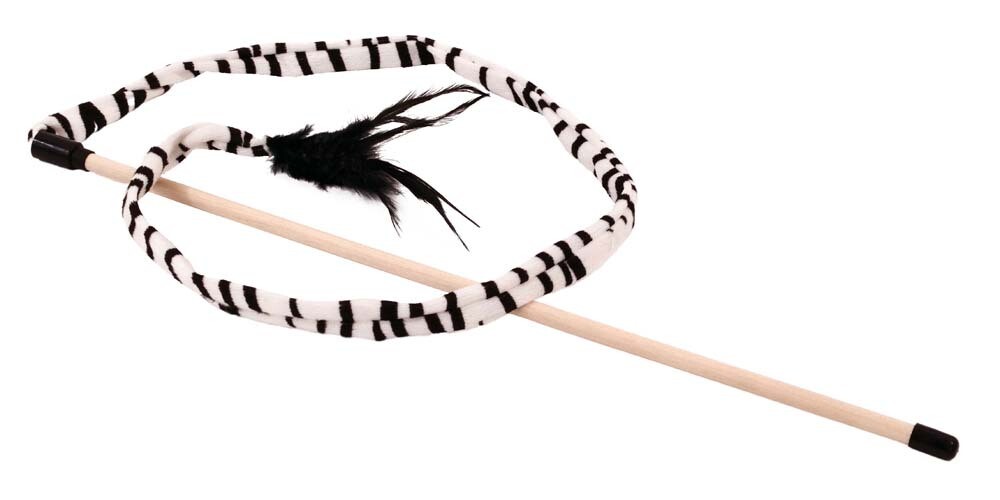 BUDZ CAT Toy Swing Stick ZEBRA 49&quot;