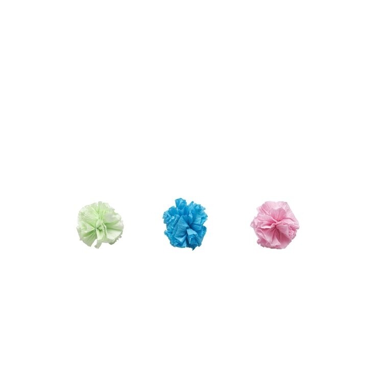 BUDZ Cat Toy Coloured Paper Balls Jar (36 un)