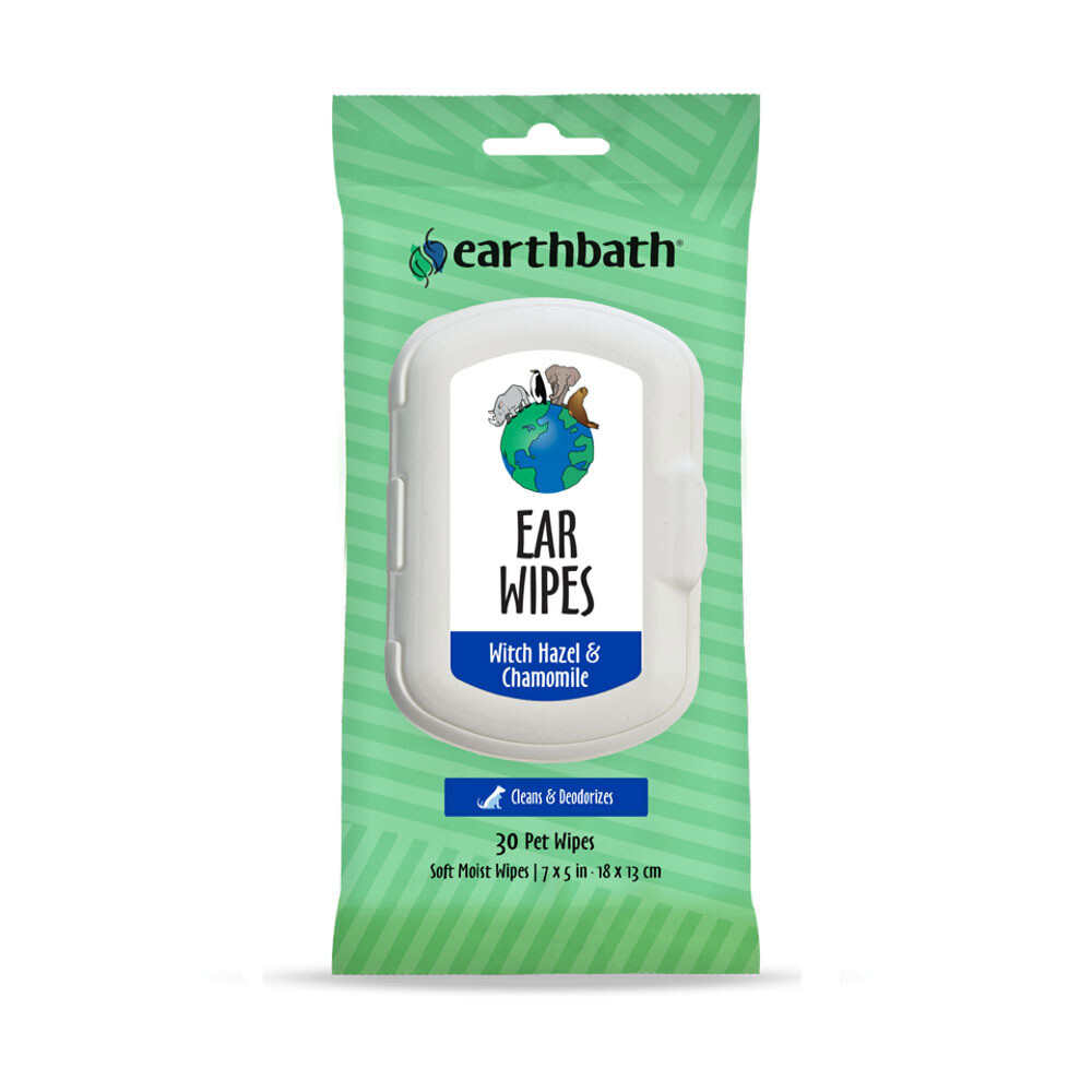 EARTHBATH Ear Wipes with Witch Hazel and Chamomile 30ct