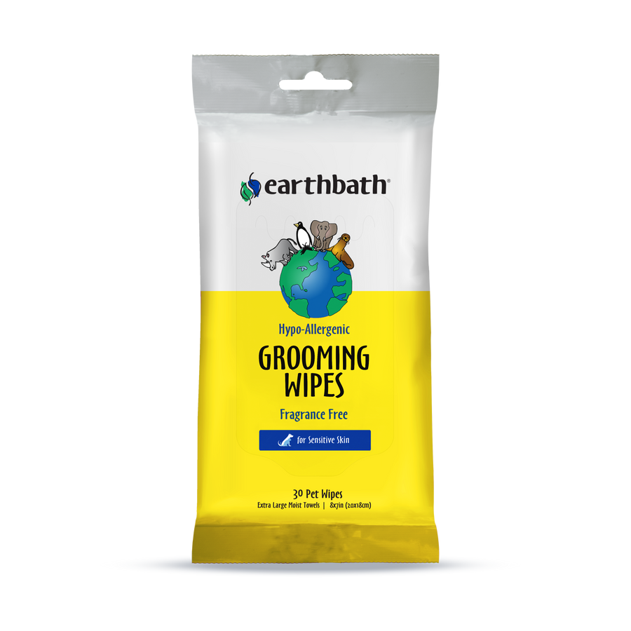 DSC EARTHBATH Hypo-Allergenic Grooming Wipes 30ct