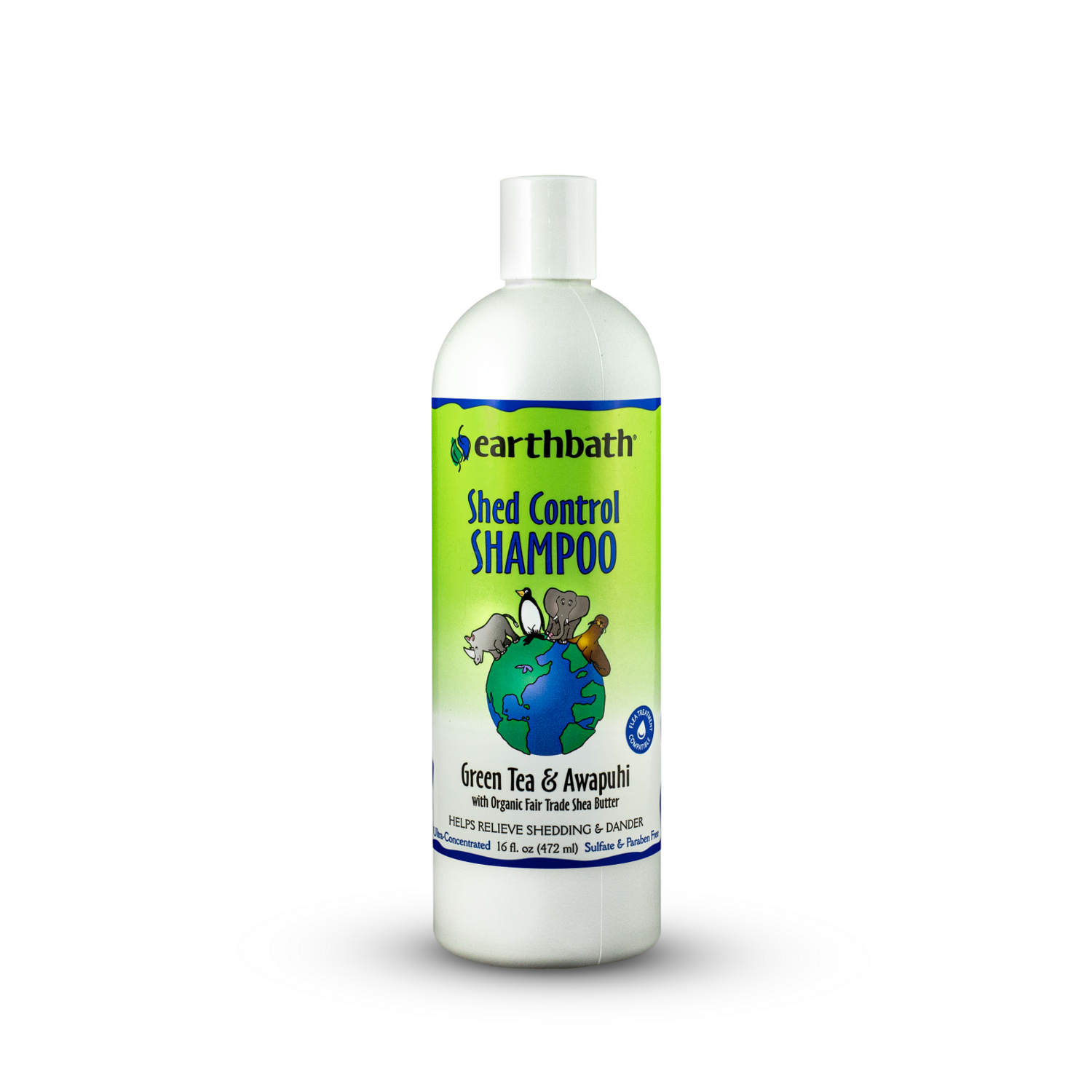 EARTHBATH Green Tea &amp; Awapuhi Shed Control Shampoo 473ml