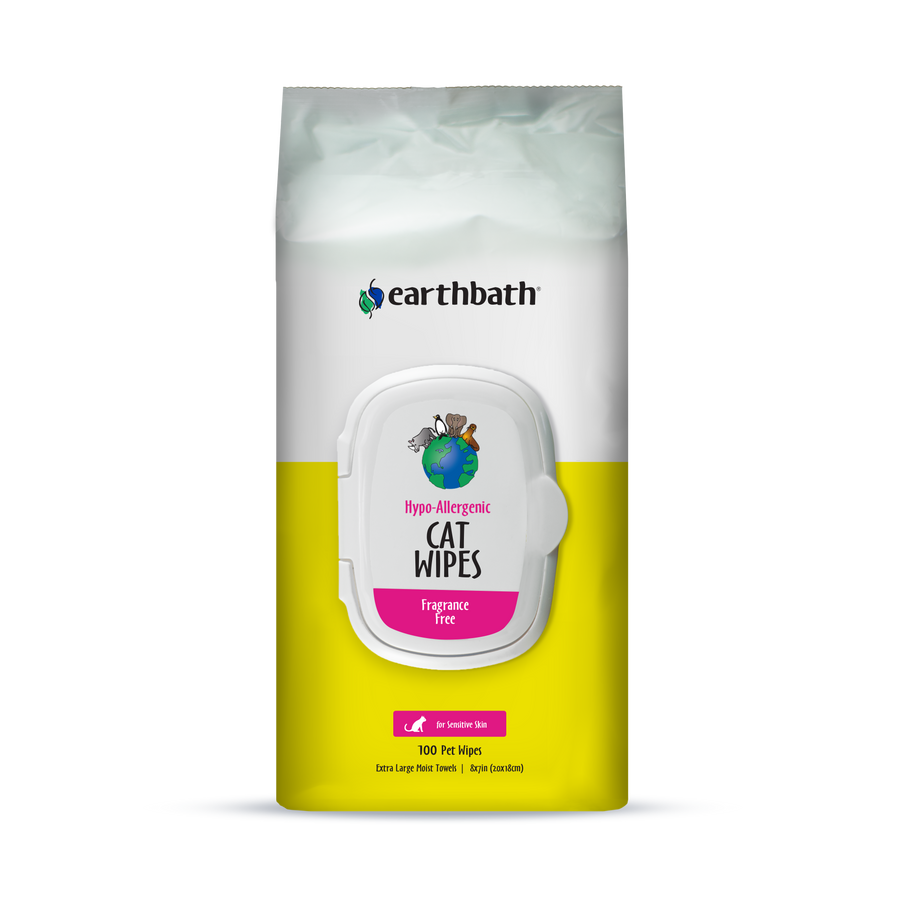 EarthBath - Cat Hypo-Allergenic Wipes 100ct