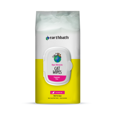 EarthBath - Cat Hypo-Allergenic Wipes 100ct