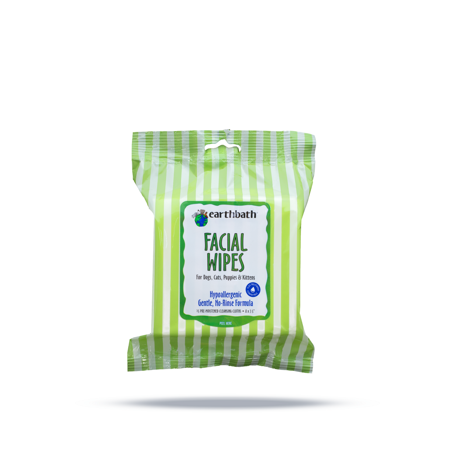 DSC EarthBath - Facial Wipes 25ct