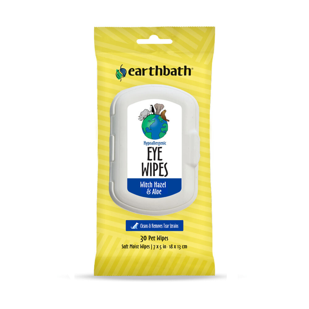 EARTHBATH Hypoallergenic Eye Wipes Fragrance Free 30ct